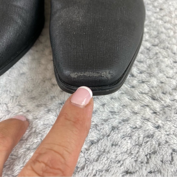 Calvin Klein Men’s Black Benton‎ 2 Oxford Dress Shoe Sz 9.5 - Picture 7 of 12